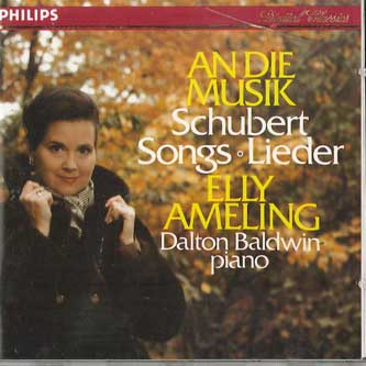 

CD SCHUBERT - To the Music Schubert Recital: Elie 32CD119 PHILIPS Japan Obi Classical Used