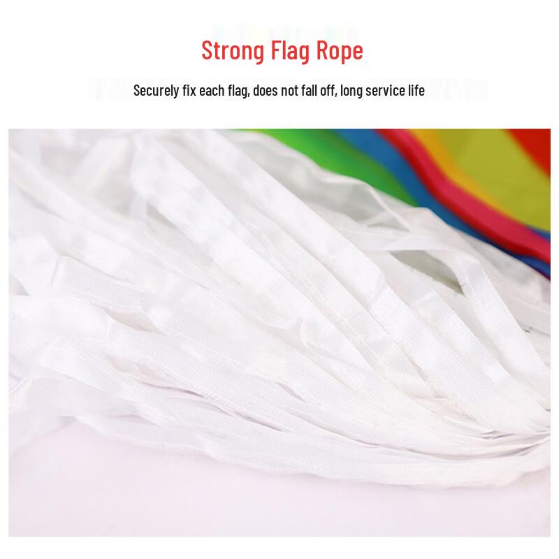 Xingpuhui Outdoor Warning Pennant String Flags