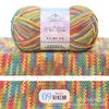 Dyed Combed Milk Cotton Yarn,50g Knitted Yarn,DIY Woven Doll Scarf,Carpet Crochet Thread,Skin Friendly Wool Material Chunky Yarn