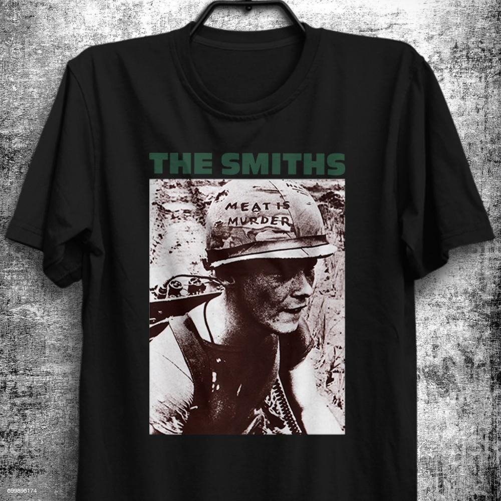The Smiths Meat Is Murder Album Cover Rock Band Morrissey Johnny Marr TShirt Unisex T-Shirt L