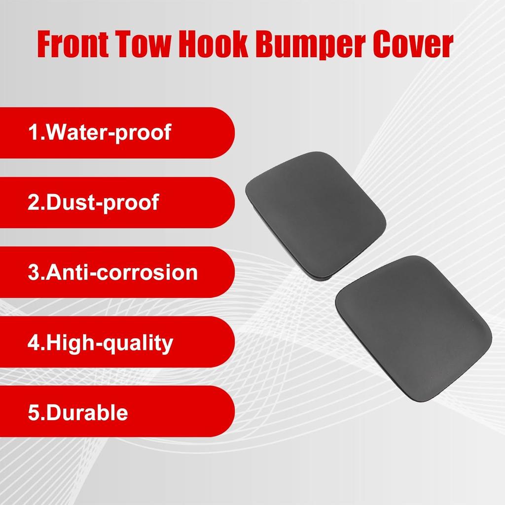 FZJDSD Front Tow Hook Bumper Cover Compatible with Scion TC 2011-2013 Replace 52127-21902,52128-21901, 5212721902, 5212821901
