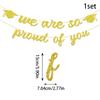 Graduation Theme Season Flash Paper Banners Party Scene Decoration Props