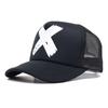 Summer X Letter Mesh Cap Couple Hip Hop With Mesh Baseball Cap Outdoor Mesh Breathable Cap