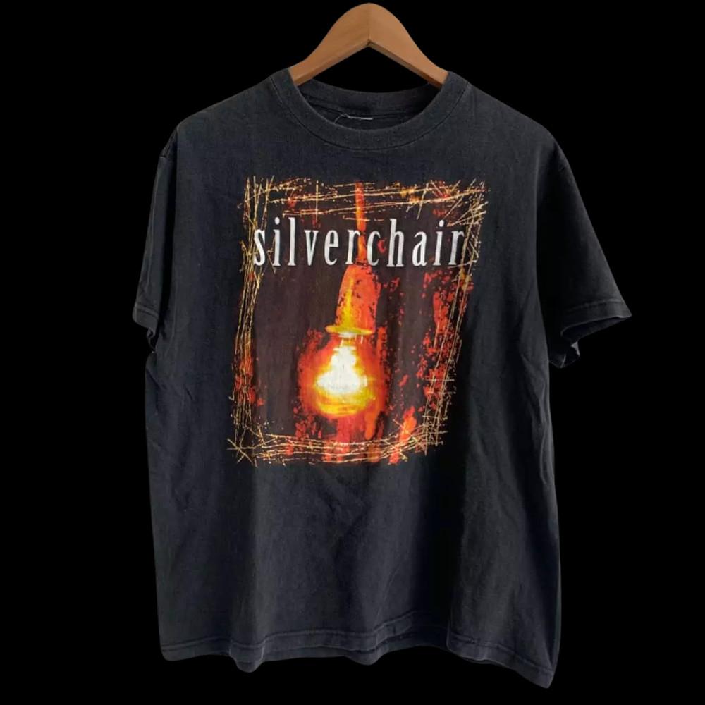 Silverchair 90s Band Reprinted Black T Shirt Full Size S-5XL Unisex T-Shirt S