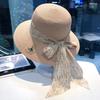 2025 New Spring and Summer Straw Hat Comfortable Women's Beach Hat Straw Braid Hot Selling Bow Sun Hat Sunshade Hat