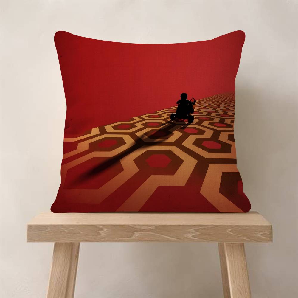 Horror Movies The Shinings  Cushion Cover Pillowcase Upholstery Sofa Throw Pillow Home Decor Pillowcas