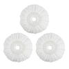 3Pcs Spin Mop Heads Replacement Super Soft Highly Absorbent Universal Easy To Replace Floor Cleaning Mop Head Refill Accessories