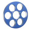 Empty Tape Reel Sound Recording 6 Hole Aluminum Alloy for NAGRA Miniature Tape Recorder Blue