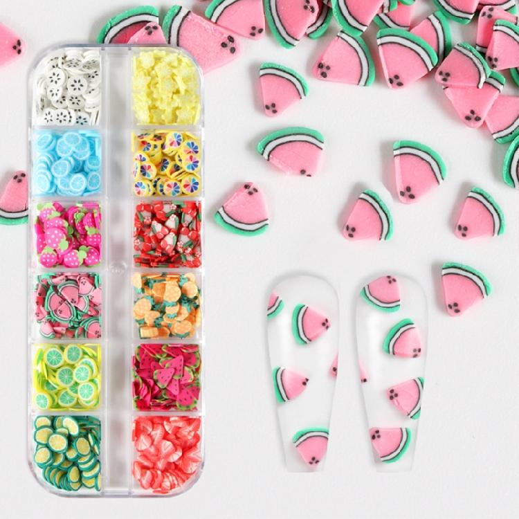 UV Epoxy Resin Mold Filler Nail Art Fruit Slices 3D Polymer Slices Decorations