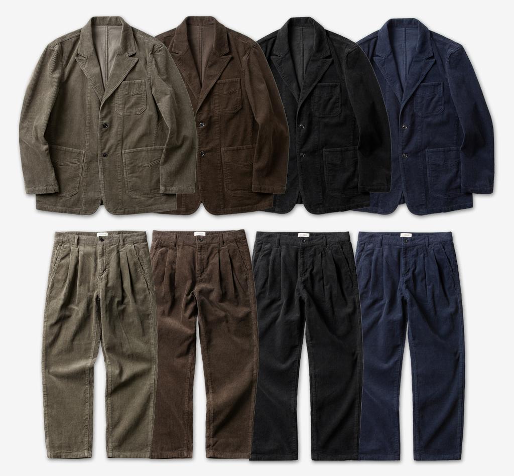 Sortie Tura Corduroy Washed Set-Up (Light Khaki)