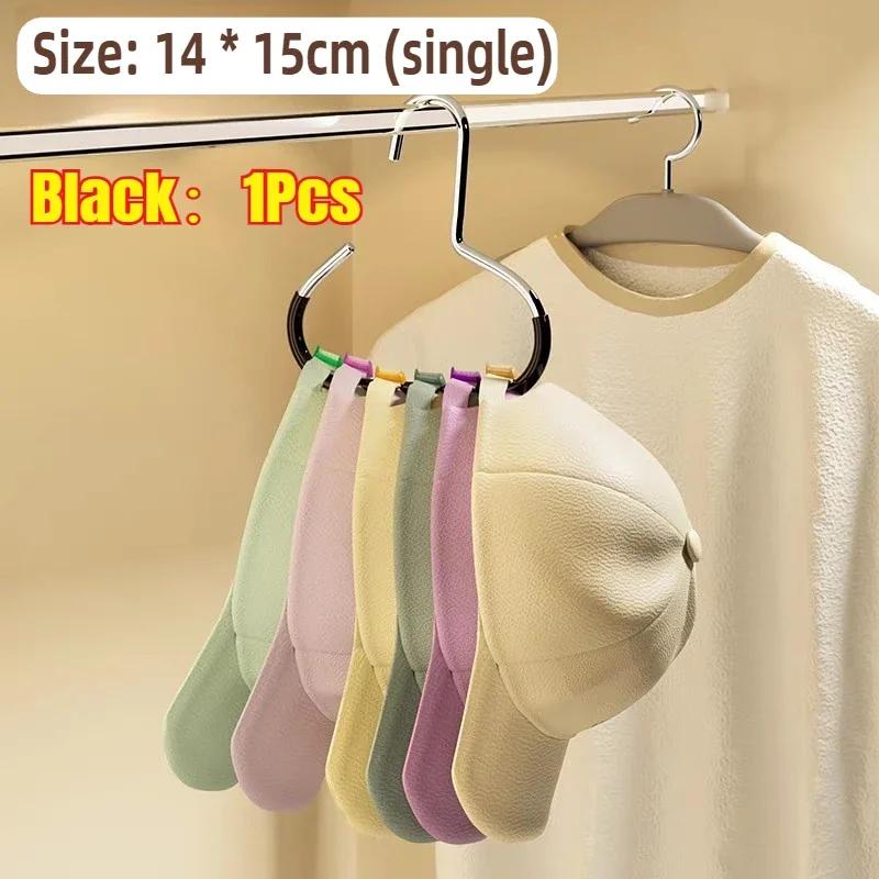 Tie Hanger Multifunction Hooks Circle Ring Hat Hanger Non-marking Non-slip Hat Storage Hook Scarf Towel Tie Hanging Rack