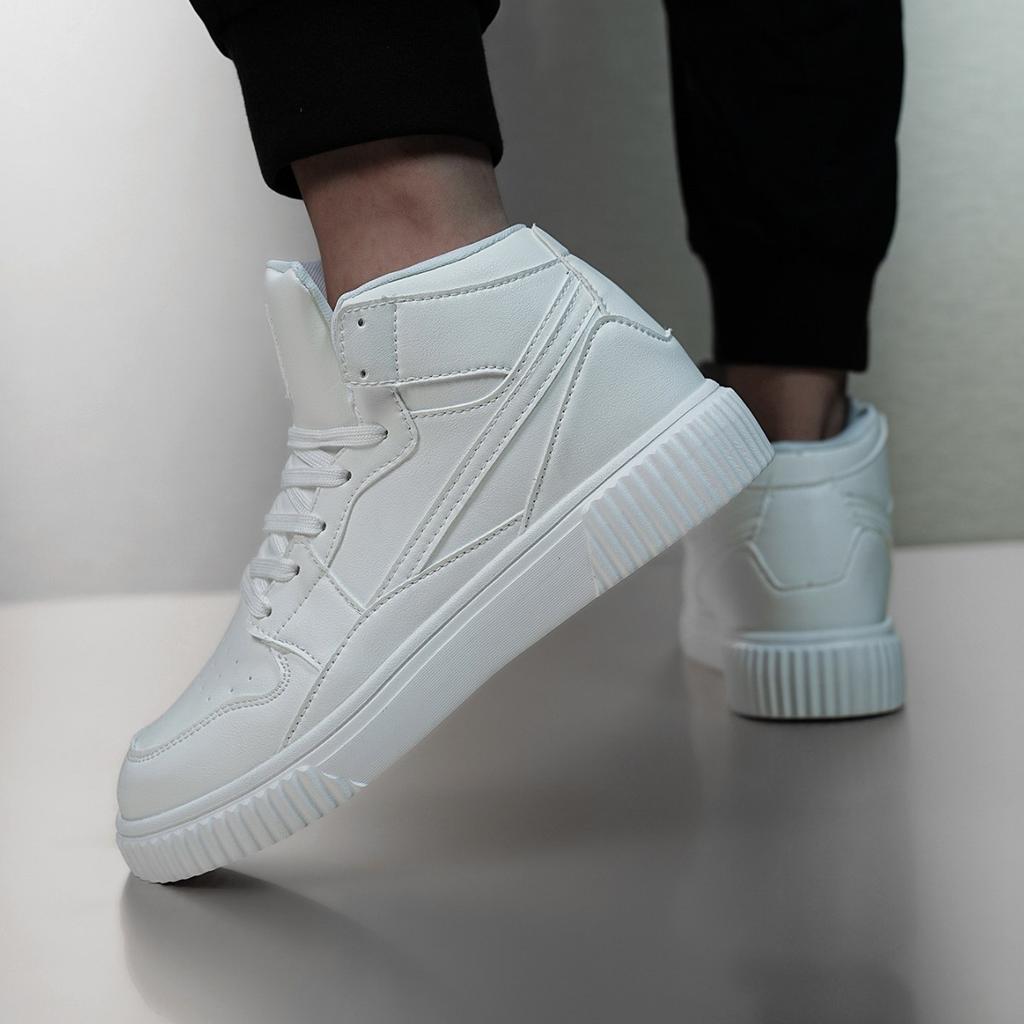 2025 neue Board-Schuhe Herbst und Winter Mid-Top trendige Herrenschuhe Sport trendige Schuhe Herren Casual vielseitige kleine weiße Schuhe Herren