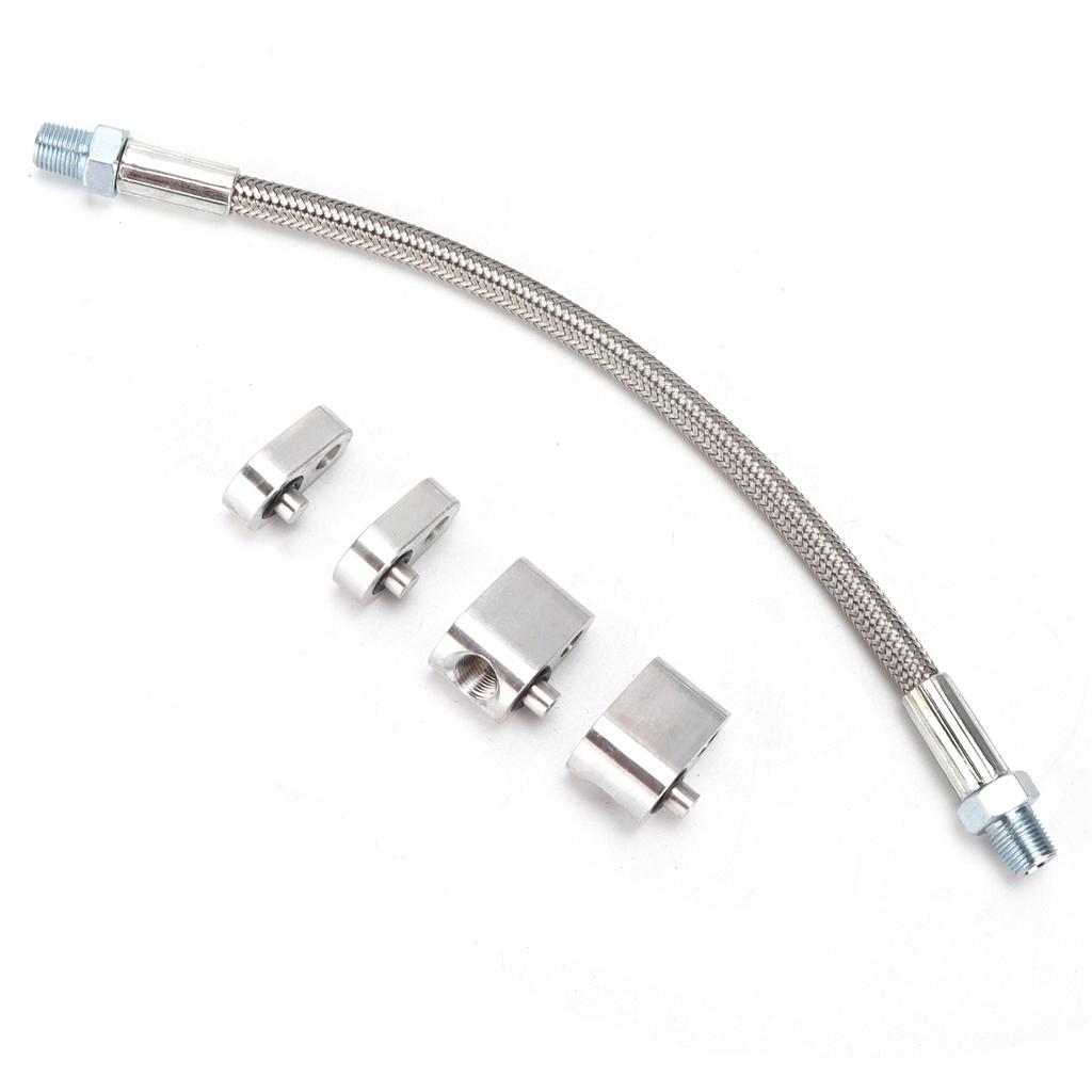 Cylinder Head Coolant Steam Port Crossover Hose Kit Replacement for GM LS Series Engines