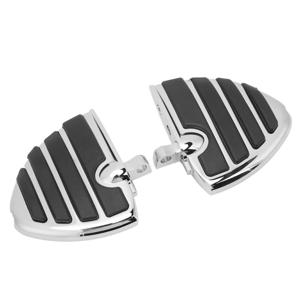 1 Pair Motorcycle Pedal Chrome Plated Slip Resistant Motorbike Foot Pegs Rest Fit For FXCW FXCWC FXS FXSB FXSBSE