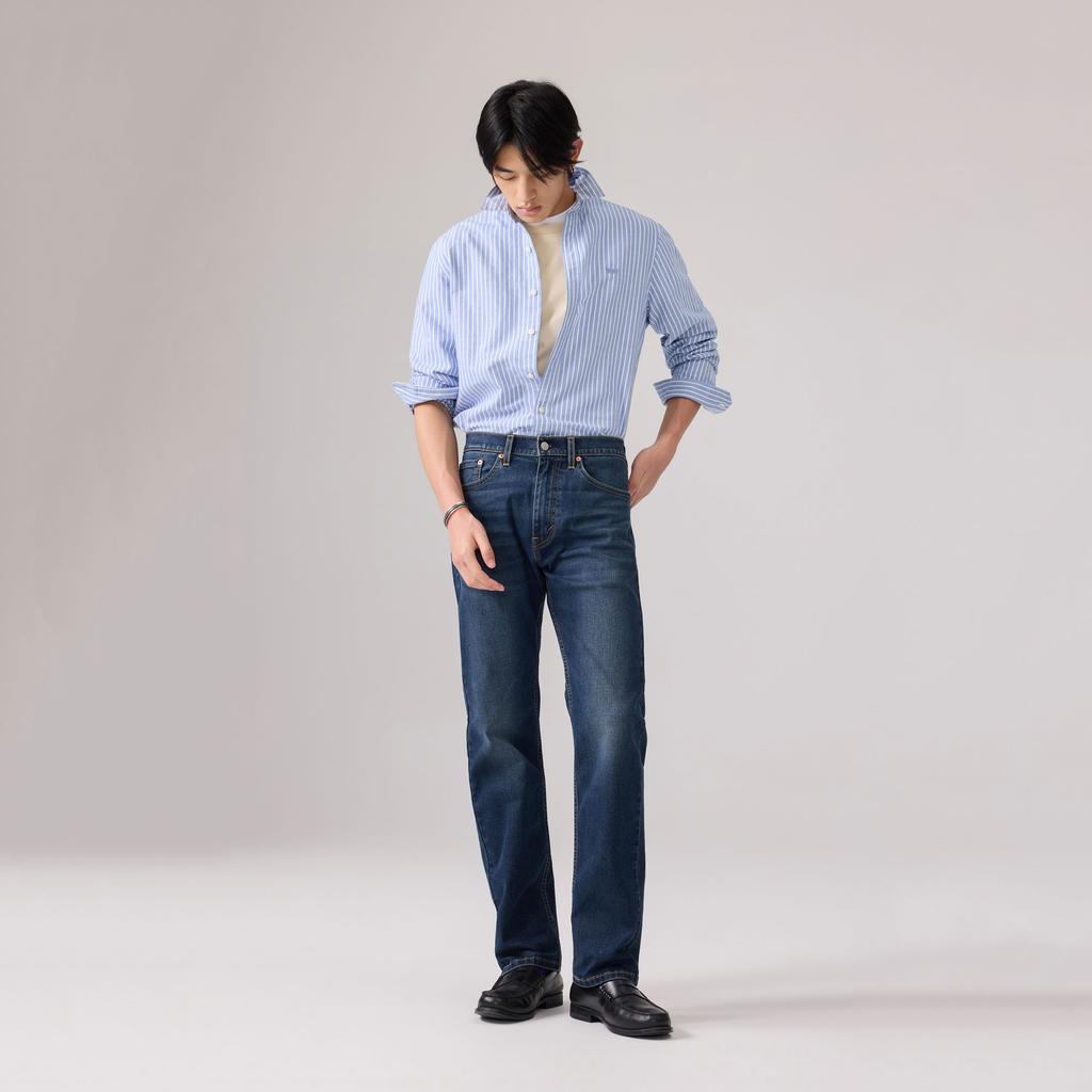 Levi's Jeans Men's Dark Indigo Moderate Straight Fit Pants 00505-3398