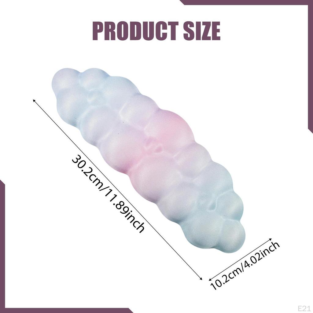 Reposamuñecas para Teclado Brazo de Ordenador Antideslizante Almohadilla para Codo de Escritorio de Portátil para Juegos Familia Amigos