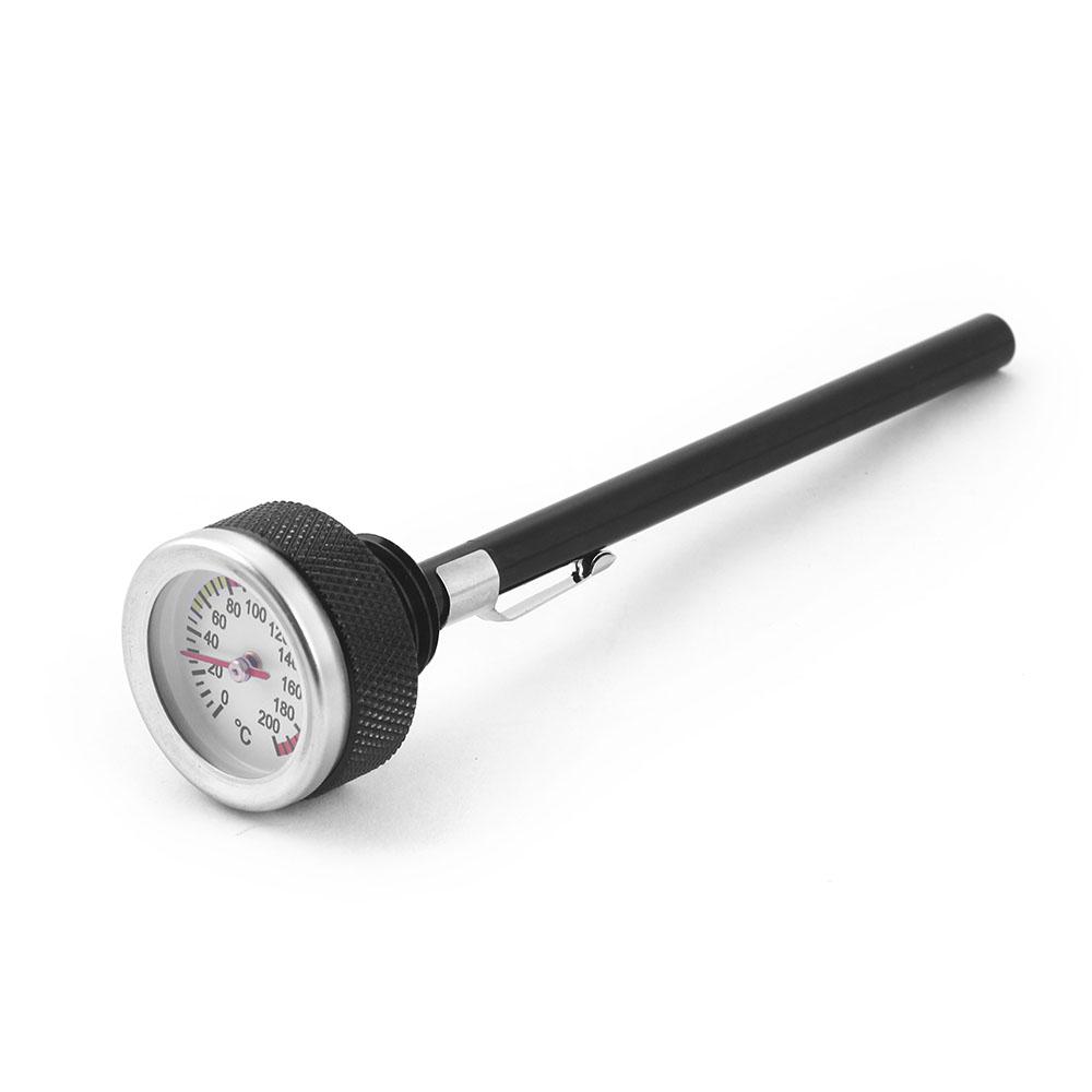 

Крышки бензобака мотоцикла M20 x 2.5 с указателем температуры масла 35 мм 0-200℃ Крышка-термометр с щупом 117 мм чёрный