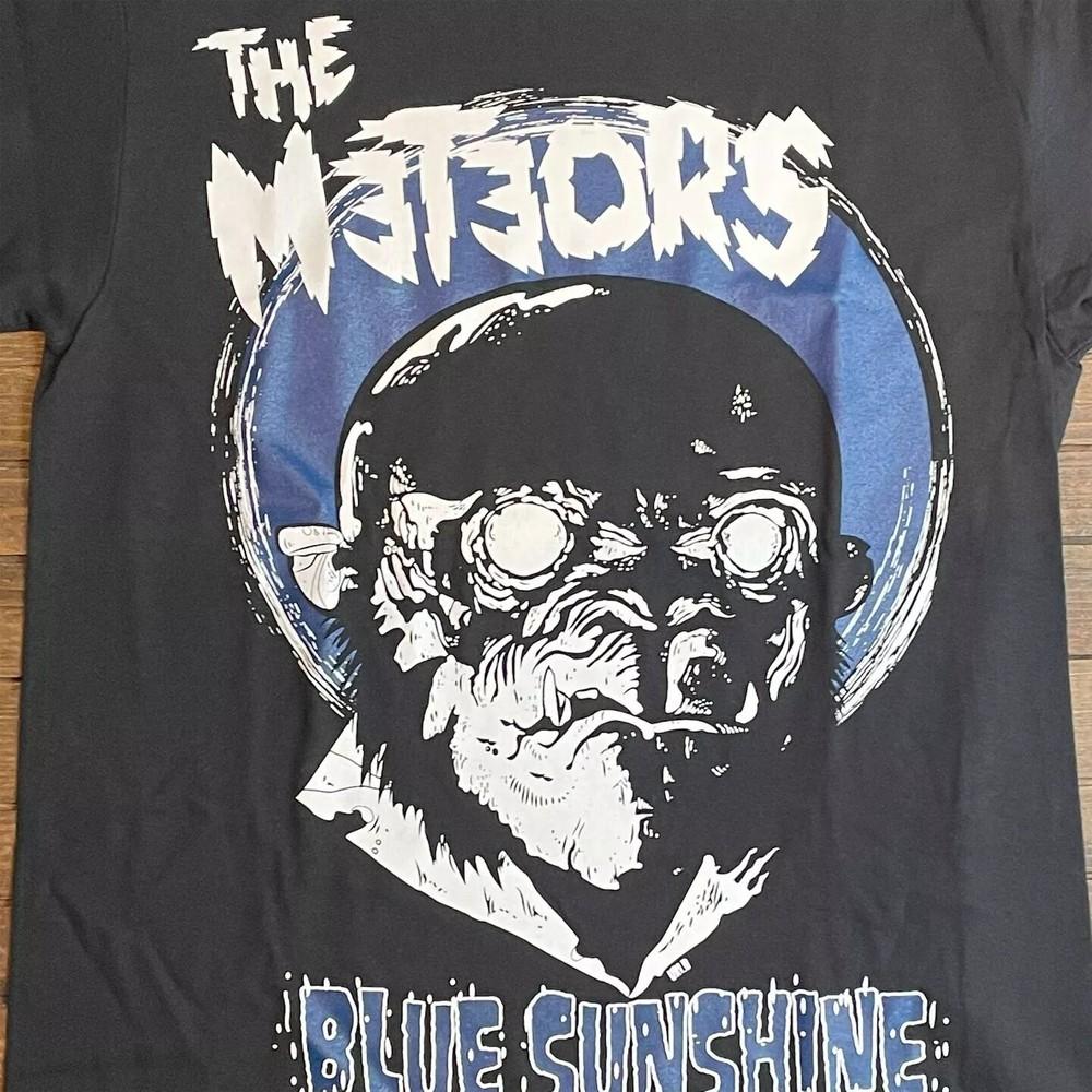 The Meteors Blue Sunshine 100% Cotton Black Unisex T-shirt Men Women S-5XL Unisex T-Shirt XL