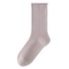 Summer Stacking Socks, Women's Ice Silk Cotton Breathable Mid-leg Socks, Anti-odor and Sweat-absorbing Thin Style
