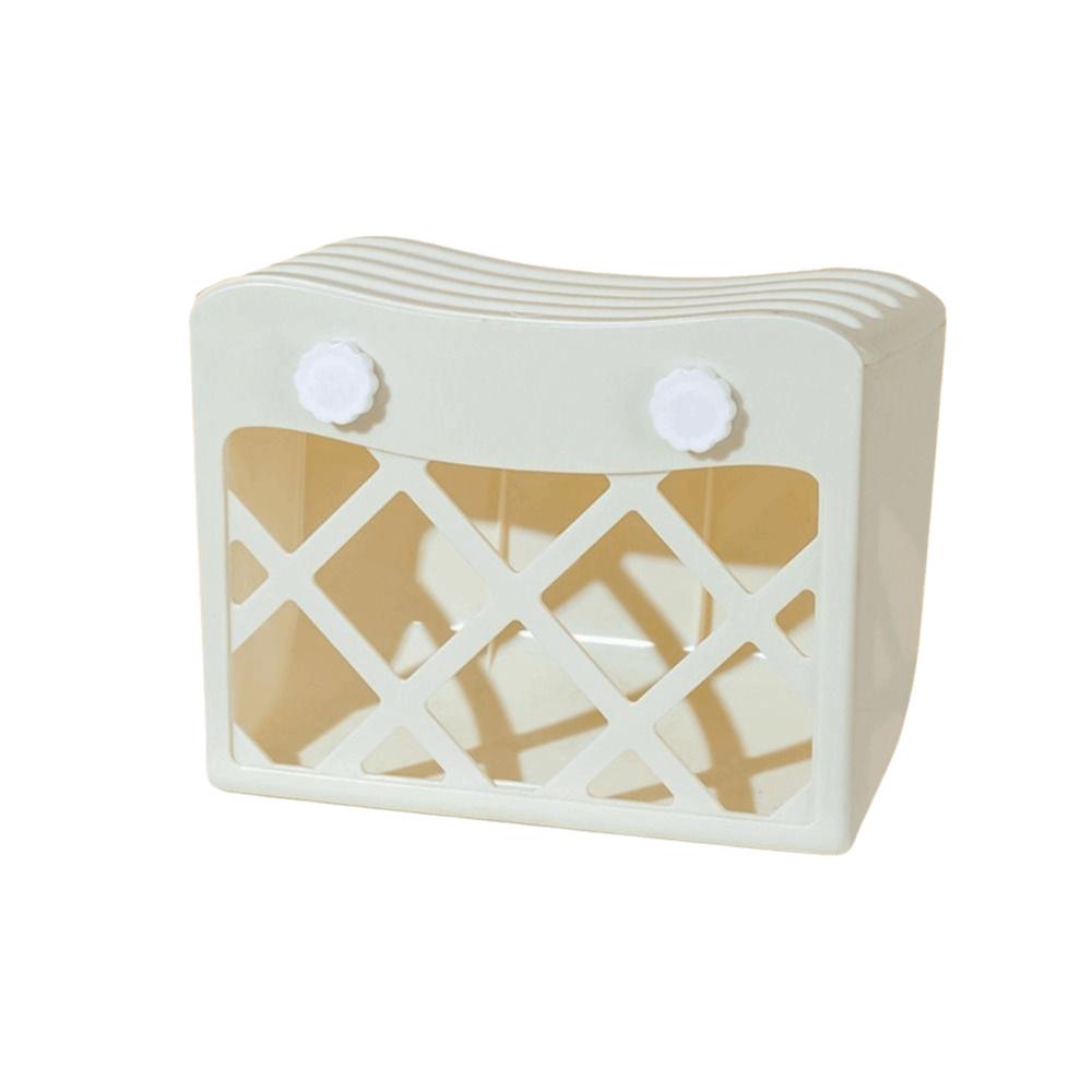 

Hanging Rabbit Hay Feeder Fixed Large Capacity Rabbit Grass Rack with Lid Anti-tipping Bunny Food Feeder for Small Animal белый