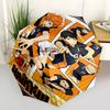 Haikyu Print Automatic Umbrella, 8 Rib Iron Frame, Plastic Handle, Suitable for Outdoor Travel &Daily , Ideal Gift