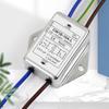 Filter Single Phase 250V Electromagnetic Interferences Suppressors for Continuous and Intermittent Pulse Disturbances