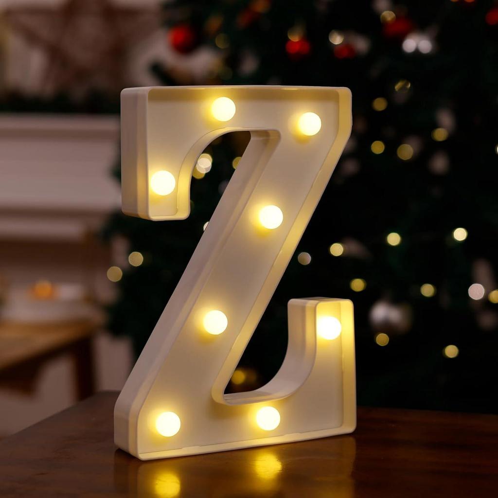 LED Letter & Number Lights: Multicolor Decorations for Birthdays, Proposals, Weddings, and Parties