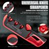 Professional 4-in-1 Knife Sharpening Adjust Angle Kitchen Knife Sharpener Helps Repair Restore Polish Blades Scissor Sharpener