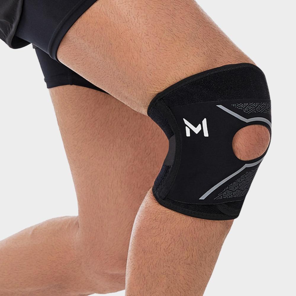 Neoprene Spring Knee Support Brace Black Knee Protector Fitness Running M