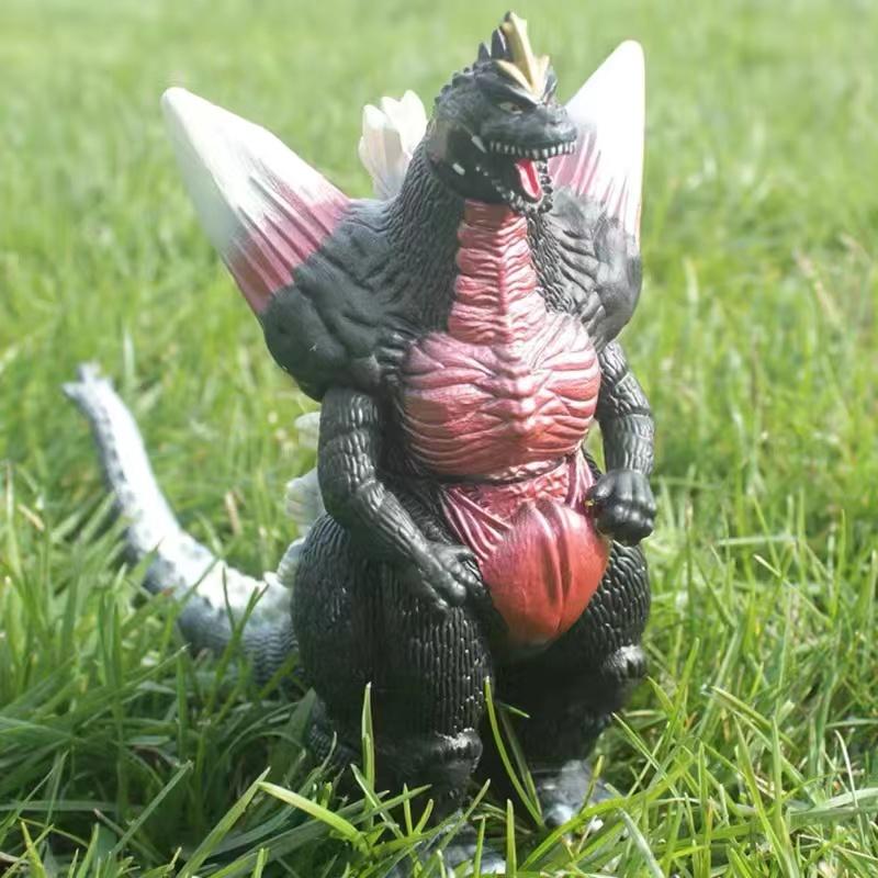 24cm Godzilla King of Monsters Runaway Mechanical Red lotus Planet Godzilla Action Figure Collection Model Toy Kid Birthday Gift
