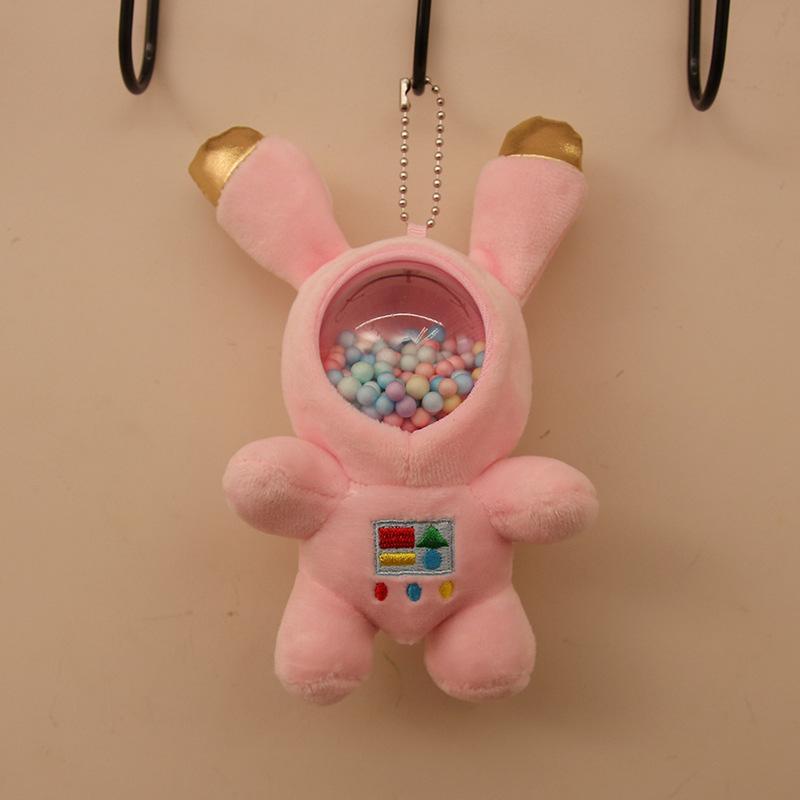 

Милый астронавт кролик-астронавт плюшевая кукла кукла девочка рюкзак подвесное украшение кулон подарок 4 inches