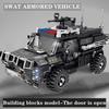 SWAT Armored Car Toys World War II Army Military Soldiers City Police Assembled Building Blocks Bricks Kids Car Enthusiasts Gift