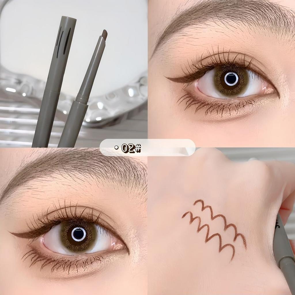 Ultra-fine Liquid Lying Silkworm Eyelash Pen Brown Gray Matte Eyeliner Pencil Smooth Lasting Eye Shadow Highlighter Stick Makeup