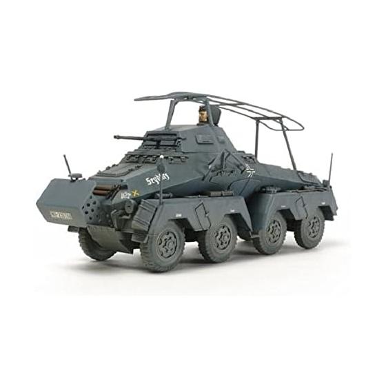 TAMIYA 1/48 Военная миниатюра Серия №74 Немецкая армейская 8-колесная бронированная машина Sd.Kfz.232 Пластиковая модель 32574