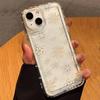 Winter Golden Snowflake Print Clear Phone Case for Xiaomi Mi Poco M6 X6 X3 Pro 5g Poco M6pro 4g Shockproof Soft Silicone Cover