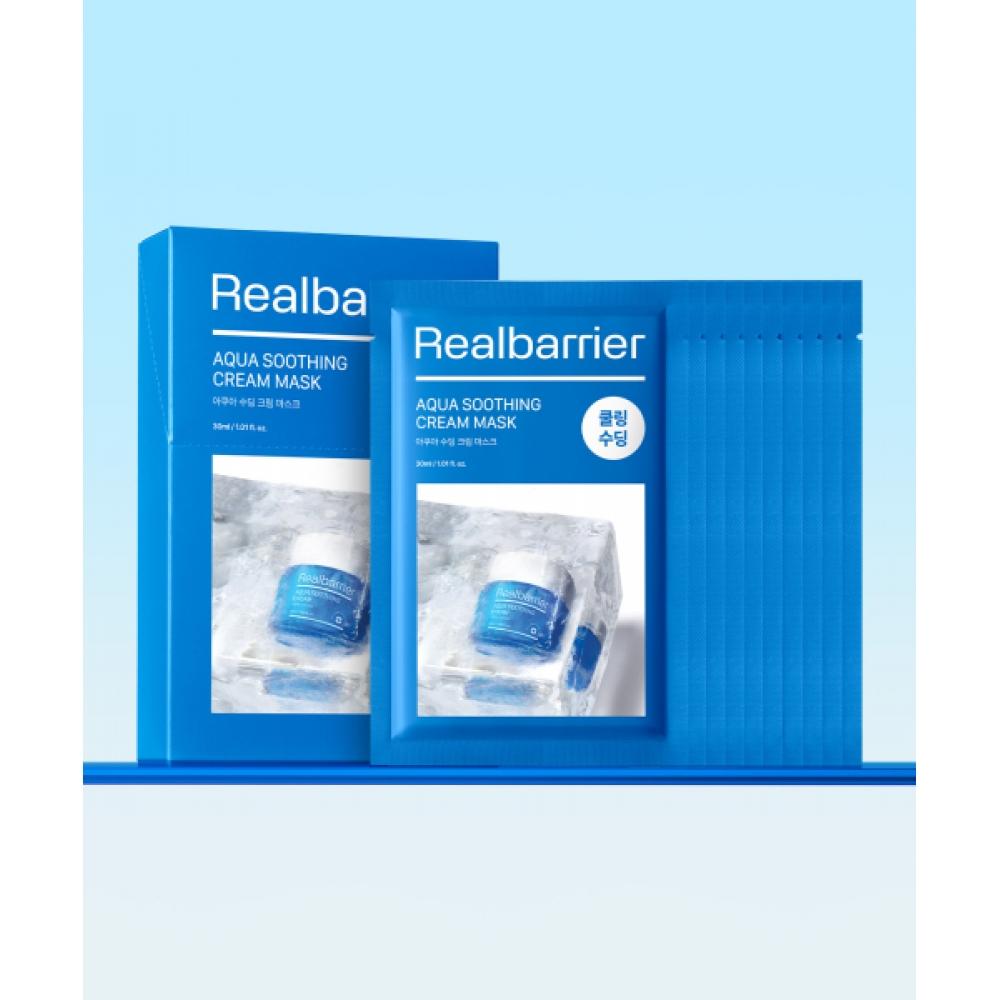 Real Barrier Aqua Soothing Cream Mask 10 Sheets NONE
