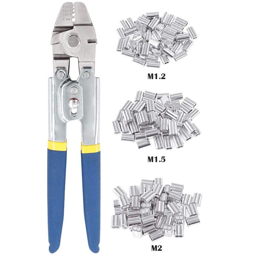 Professional Grade Wire Crimper Tool Aluminum Sleeve Crimping Tool  Aluminum Sleeves 1 Set