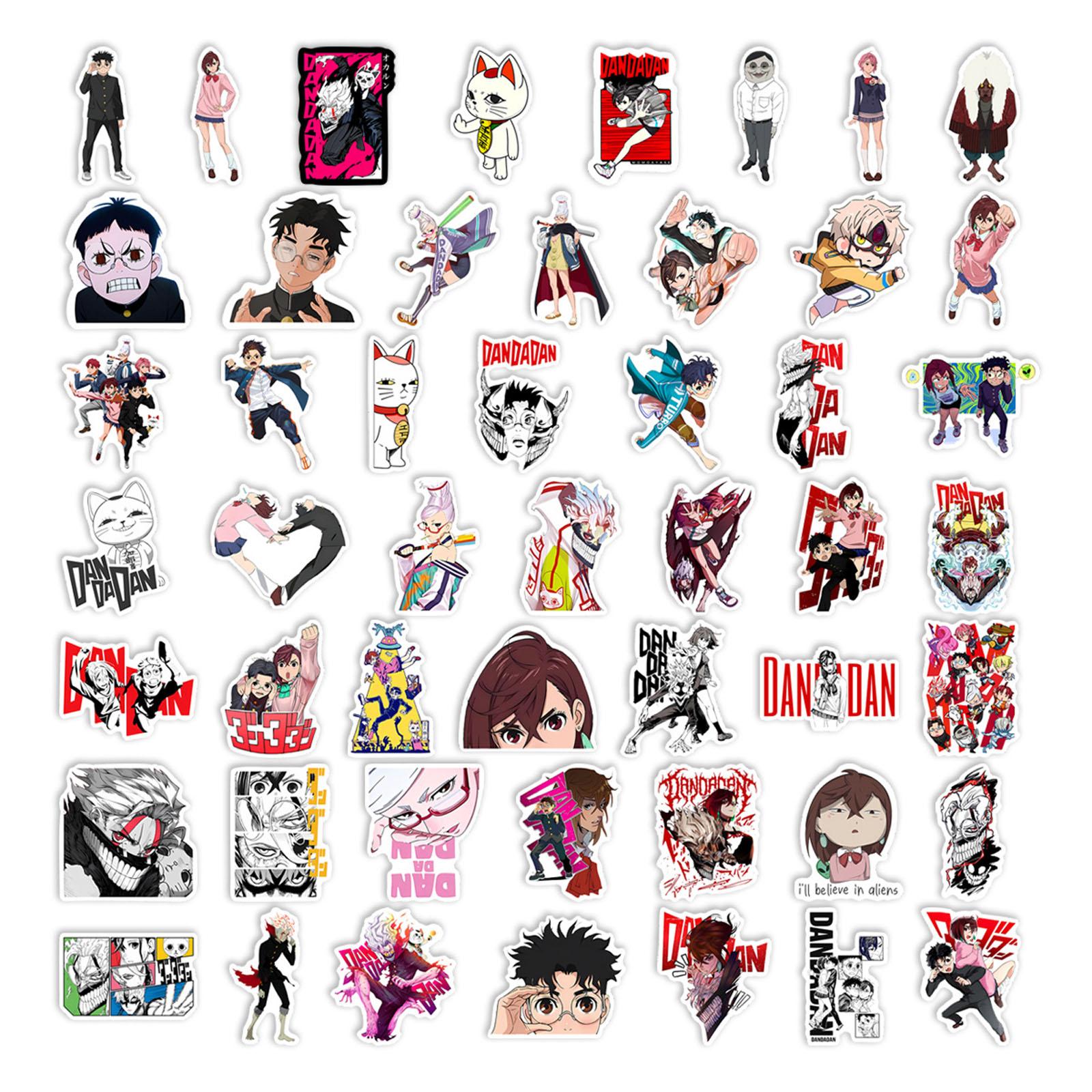 

50 Sticker Sheets For Anime, Cartoon, And 2D Decorative Notebooks And Journals One Size