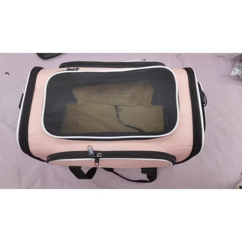 

Сумка для котів і собак на одне плече Сумка для домашніх тварин з подвійним подовженням для подорожей Портативна дихаюча сумка для котів через плече 46*28*28cm