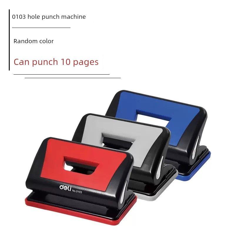 Loose-Leaf Folder 2-Hole Binder Clip A4 Folder A4 Double-Hole Book A4 Report Cover Double Hole Clamp Business Report Cover Office Supplies Stationery Small 10-Page Hole Punch (Plastic)