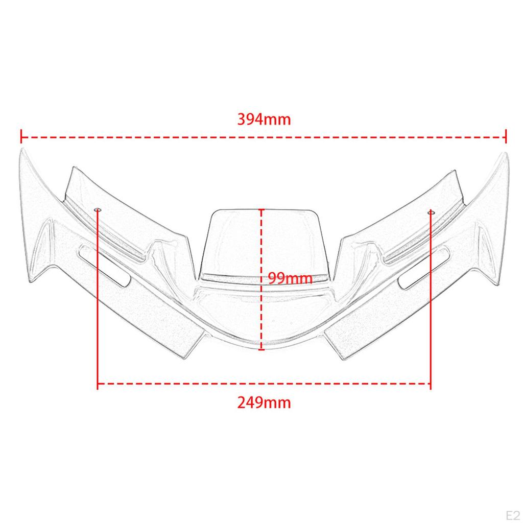 Front Aerodynamic Winglet Cover Protection Professional for Yzf R15 V4.0 Motorcycle Parts