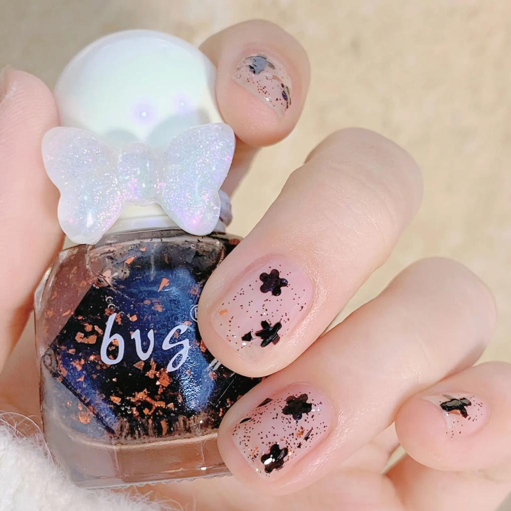 Pearlescent Water-based Nail Polish No Baking Can Tear Bright Color Nail Frosting Nail Care Polish Without Baking Lamp