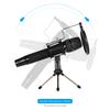 Mini Desktop Microphone Stand + Shock Mount Mic Holder + Pop Filter Kit for