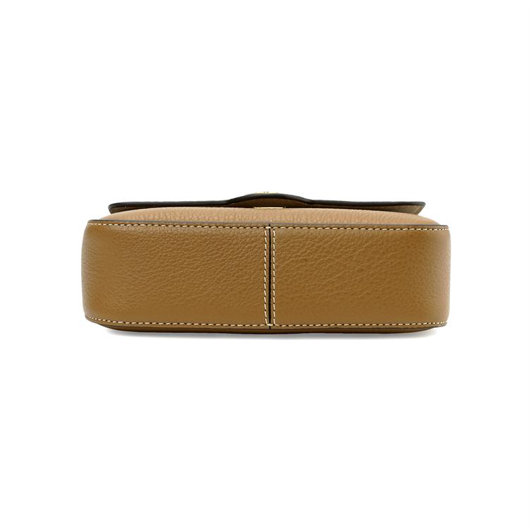 Tory Burch Miller Metal Double T Logo Flap Stitching Crossbody Bag Women Handbags Brown 144020-202