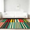 Black White Striped Rugs for Living Room Nordic Decoration Soft Fluffy Sofa Area Floor Mat Non-slip Home Bedroom Carpet Washable