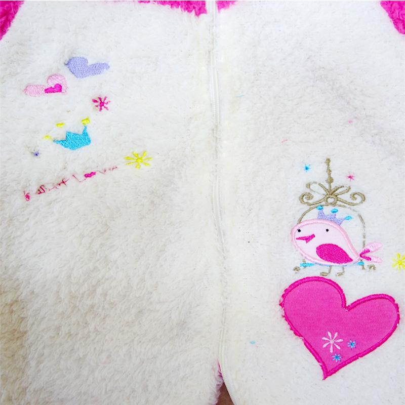 Noworodki Chłopcy Dziewczynki Koralowy Polar Zimowy Zestaw Ubrań Casualowy Zestaw Stroje Sportowe Zamek Błyskawiczny Ciepłe Ubranie