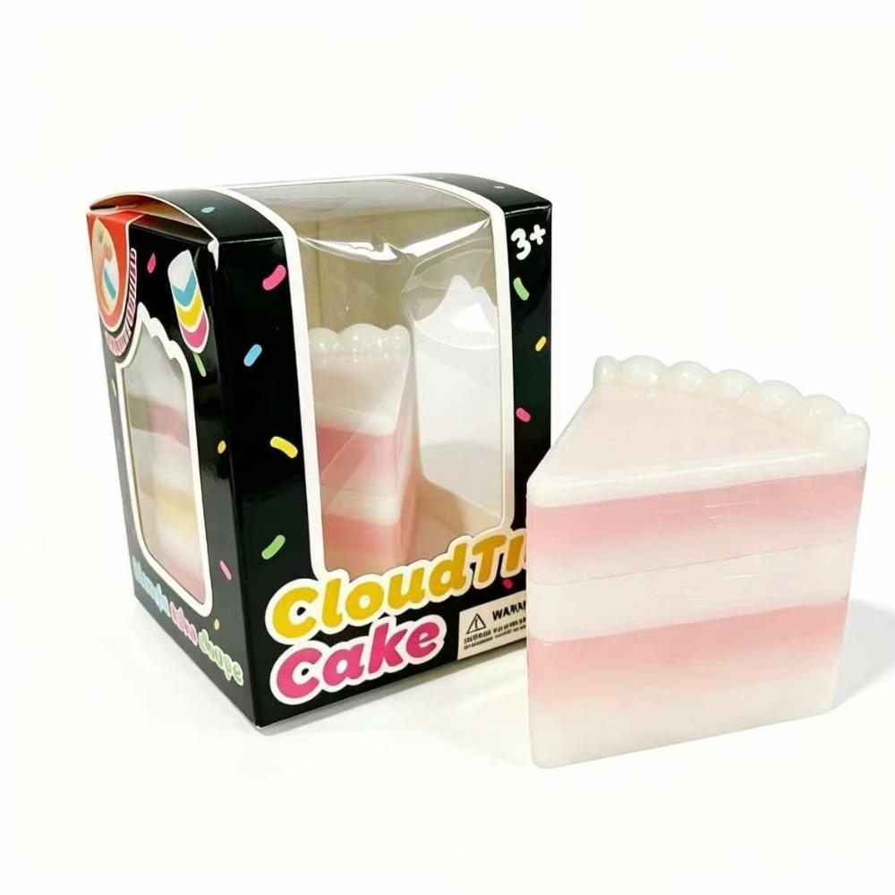 PLAYGORO Stressverlichtend Speelgoed Nieuw Kleurige Taart Squishy Cadeaubox Mini Sensorisch Knijpspeeltje Cadeaus voor Kinderen Fidget Speelgoed Squishy Luiaard