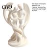 Spiritual Protection Gift Angel Mother And Child Ornaments 3D Printed Smooth Lines Companionship Statue Compact Decorative Figurine Symbolizing