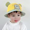 1-3Y Cute Cartoon Baby Bucket Hats Korean Spring Autumn Kids Sunscreen Fisherman Caps For Boy Girl Outdoor Toddler Sun Visor Hat