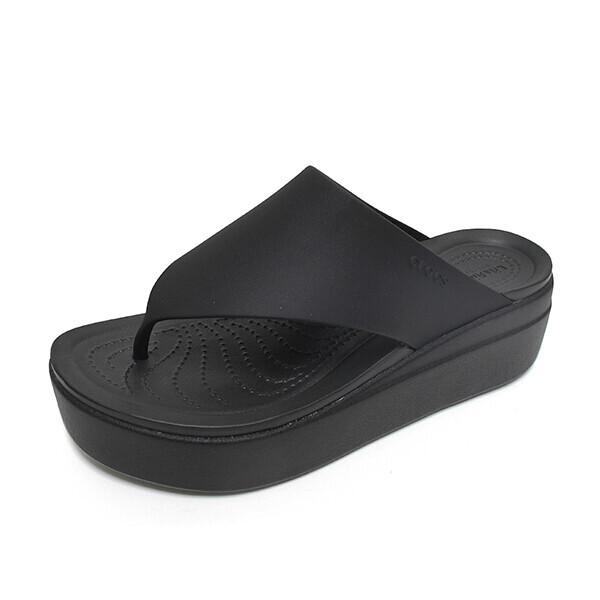 Crocs Infradito Brooklyn Flip Tall Wedge 208727 001